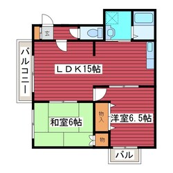 サンライズマンションIIIＡの物件間取画像